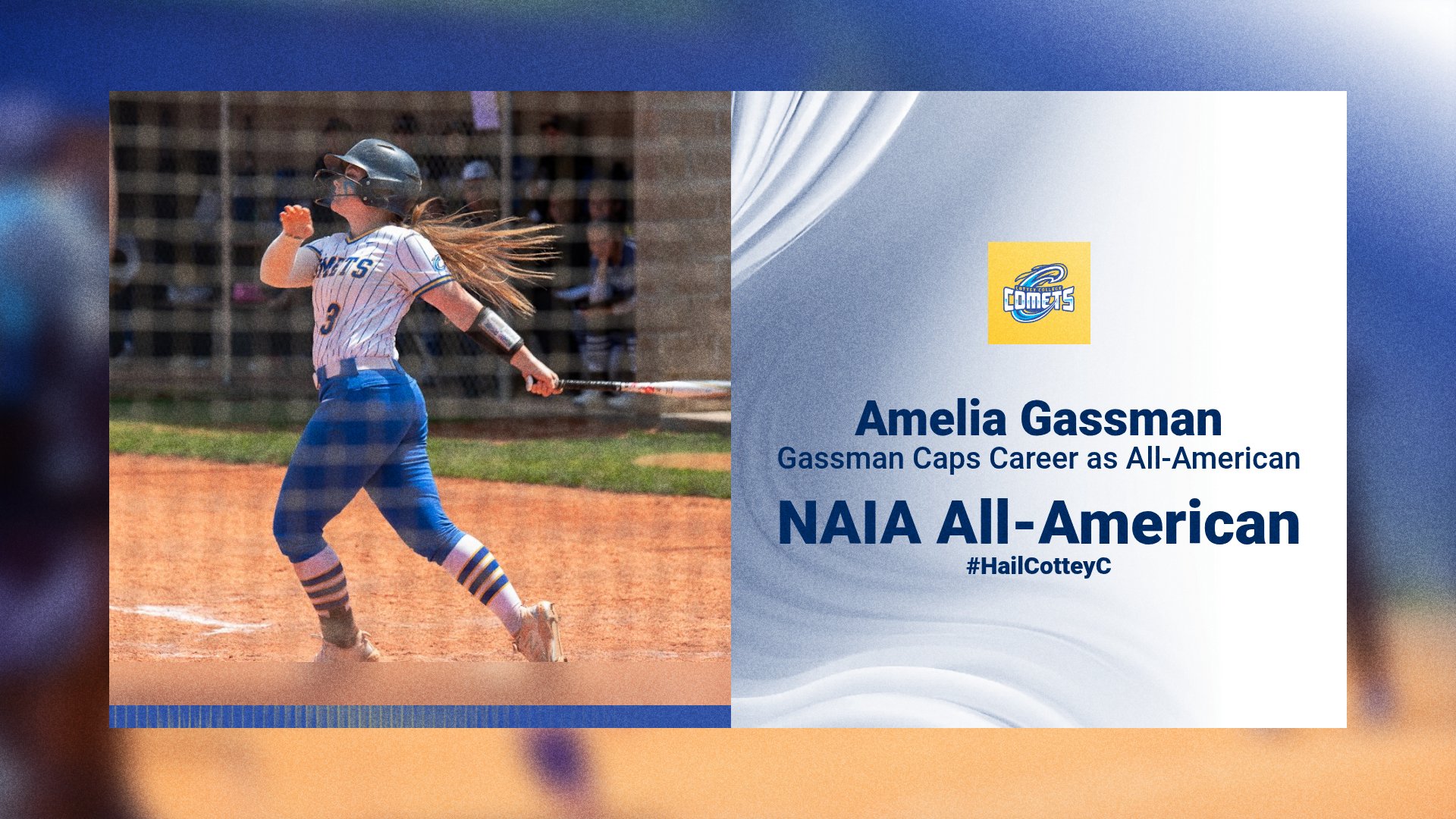 Amelia Gassman Caps Career as All-American